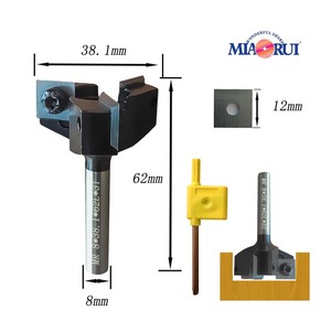 मियाओरुई 8*38.1 * 62l * 3 टी अनुकूलन योग्य ब्लेड स्लैब फ्लैटनिंग सीएनसी स्लॉटर बिट स्लॉटिंग फेस मिलिंग कटर - Product Image 2