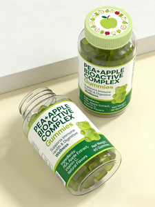 Gomitas para el Crecimiento del Cabello de Marca Privada OEM/ODM, Suplemento Dietético Herbal para el Cabello, Gomitas BIOACTIVAS con <span class=keywords><strong>PEA</strong></span>+MANZANA para el Crecimiento del Cabello - Product Image 2