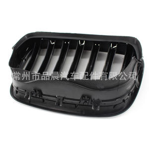 Grille BMW X5 E70 2008-2013, ligne simple, noir brillant, pare-chocs en plastique ABS, pièce de rechange pour mise à niveau - Product Image 3