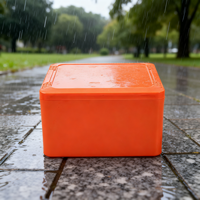 Contenitore in Plastica ABS IP65 160*160*90, Scatola di Giunzione Impermeabile per Batterie al Litio da Esterno, Certificato CE ROHS, per Strumenti Elettronici