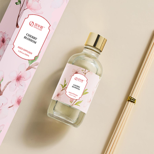Difusor de Aroma de Flor de Cerezo de Alta Calidad, Ecológico y Duradero, en Botella de Vidrio Rosa, sin Llama, para Spa Aromático, Suministro de Fábrica - Product Image 5