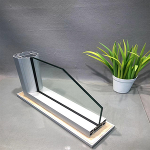 <span class=keywords><strong>Cloison</strong></span> en verre simple à structure arquée, mur de 80 mm, verre trempé de 10-12 mm, isolation acoustique - Product Image 6