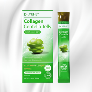 Suplemento de Belleza <span class=keywords><strong>en</strong></span> Gel con Sabor a Manzana, Gel de Colágeno Gotu Kola <span class=keywords><strong>en</strong></span> Barra para Mujeres, Venta al Por Mayor OEM - Product Image 2