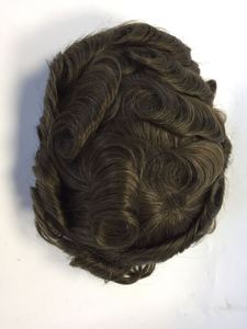 EMEDA Zwitserse Volle Kant Groothandelsprijs Haarvervanging Heren Toupet - Product Image 6