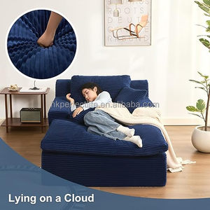 Hot Sale Cross-Border Compression Pure Sponge Modern Velvet Storage Sofa Living Room Can Lie on the Cinema Sofa - Product Image 3