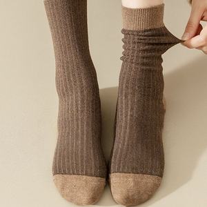 Men's Cotton Crew <b>Socks</b> Breathable Sweat Absorb Antibacterial Solid Color Business Casual <b>Socks</b> Sports Running <b>Grip</b> <b>Socks</b> Bulk - Product Image 4