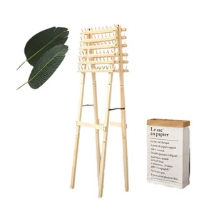 Exhibidores de Madera Personalizados de Fábrica para Extensiones de Cabello con <span class=keywords><strong>Ruedas</strong></span> Universales para Mantas, Escaleras y Estantes - Product Image 1
