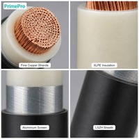 Câble d'alimentation RZ1-K(AS+) 0,6/1 kV sans halogène, isolé XLPE, 1x240 mm², blindage aluminium, gaine LSZH, ignifuge