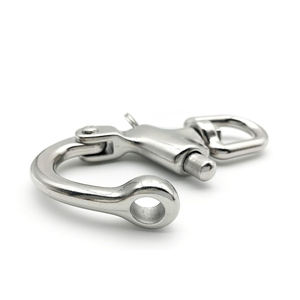 Крюки-шаклы из нержавеющей стали 304/316 для морского применения, быстросъемные, с поворотным механизмом, для морской фурнитуры - Product Image 1