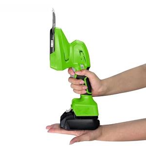 Taille-haie électrique sans fil avec <span class=keywords><strong>batterie</strong></span> rechargeable, <span class=keywords><strong>coupe</strong></span>-herbe léger pour l'entretien des pelouses en extérieur - Product Image 4