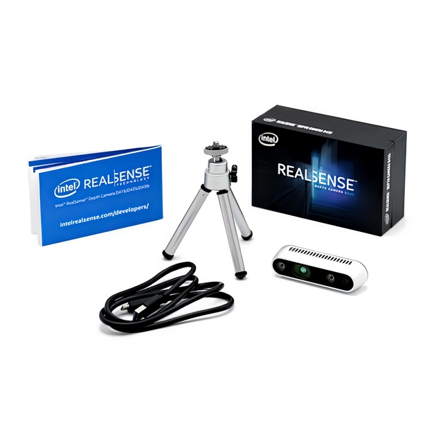 Global Shutter 2MP Active IR Stereo USB Powered 3D Vision Sensor Intel RealSense D435 Depth Camera Webcam
