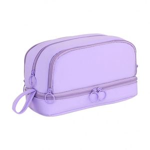 Smartjoy Mingshu Trousse <span class=keywords><strong>de</strong></span> Maquillage et Trousse à Crayons Multifonctionnelle Portable en Tissu Oxford Imperméable avec Fermeture Éclair - Product Image 3