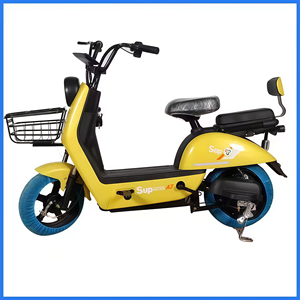 Vélo électrique urbain sans balais 48V 350W, pneus 14 pouces, batterie au plomb-acide 20Ah, moteur moyeu arrière, léger, pour trajets quotidiens des adultes - Product Image 5