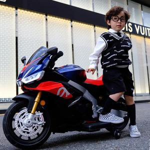 Moto électrique rechargeable pour enfants, double propulsion, deux roues, jouet à batterie pour garçons et filles de 3 à 8 ans - Product Image 1