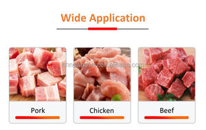 2024 Buena calidad Carne fresca Sección comercial Triturar Cortador de gran capacidad Máquina cortadora de dados de carne - Product Image 2