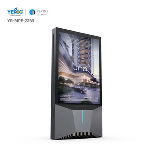 Pantalla <span class=keywords><strong>LED</strong></span> de alto brillo SMD P4 de un solo lado para exteriores, publicidad Digital Mupi - Product Image 1