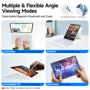 Bán buôn trường hợp bàn phím cho iPad Pro 11 inch Gens 1 2 3 4 và không khí Gens 4 5 Lớn Touchpad Hiệu suất pin vượt trội - Product Image 3