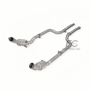 Collecteur d'échappement (Downpipe) pour Mercedes-Benz CLS300 CLS350 CLS400 W218 3.0T V6 en acier inoxydable SS304 avec isolation thermique – Amélioration de la puissance - Product Image 5