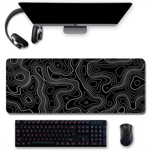 Alfombrilla de ratón grande para juegos, XXL alfombrilla de ratón con teclado para jugadores en la mesa, alfombrilla de escritorio de velocidad, alfombrillas de ratón de <span class=keywords><strong>Anime</strong></span> 900x400 800X300 - Product Image 2