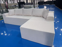 Canapé compressé 2026, rembourrage en mousse haute densité, canapé-lit, canapé modulaire, canapé pour salle de jeux, salon, chambre à coucher