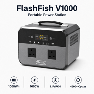 Générateur solaire portable rechargeable tout-en-un variable 1 000 W 220 V, chargeur idéal pour la maison - Product Image 1