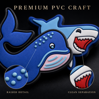 Breloques en PVC pour chaussures, animaux marins, breloques pour sabots, requin baleine, dauphin, orca, pour sabots, sandales de plage, décoration