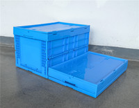 Caisses en plastique pliables, empilables, recyclables, durables, de qualité alimentaire, pour la logistique et le stockage