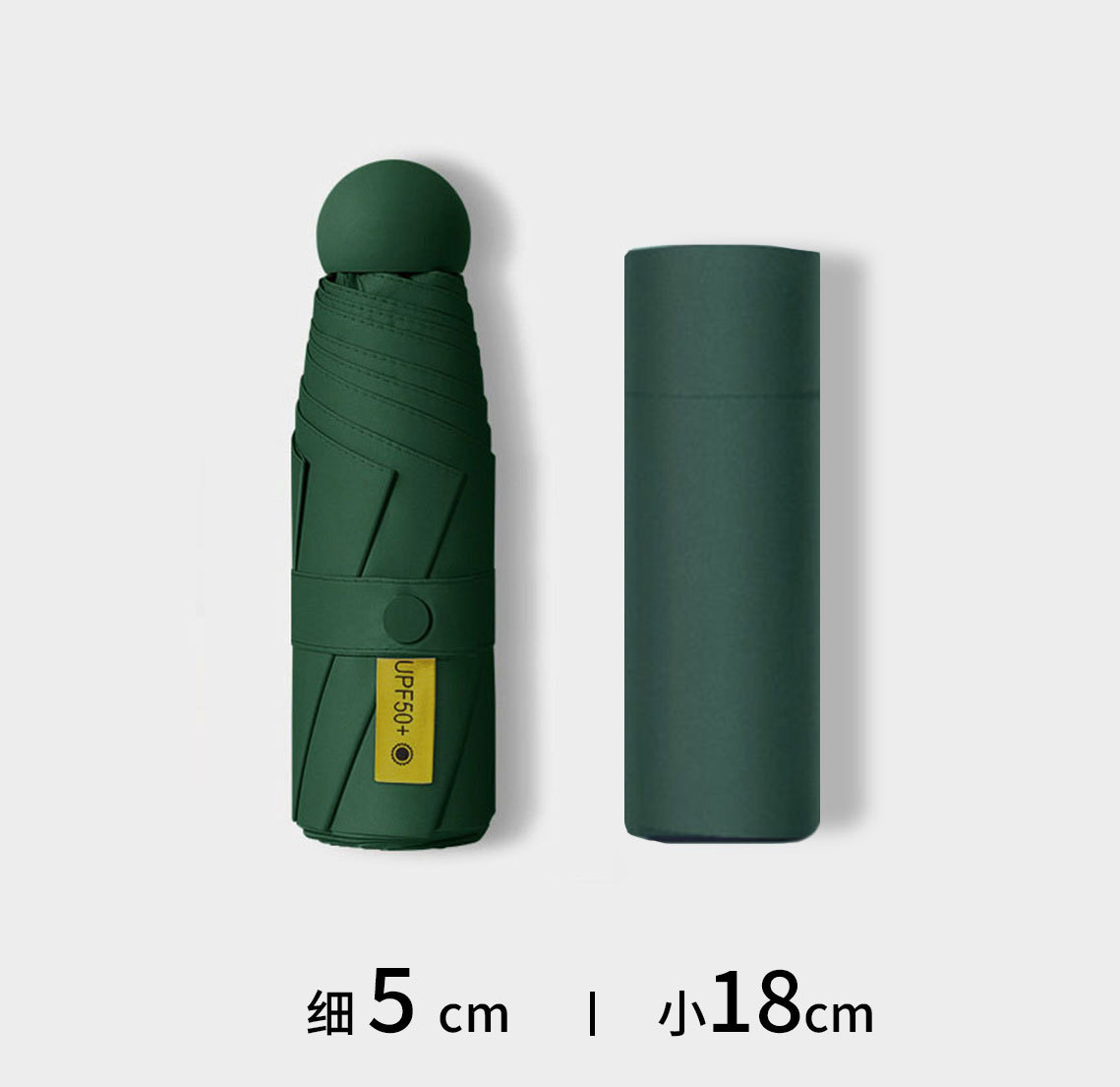 Rond quintuple 6 os-couverture tissu-vert foncé