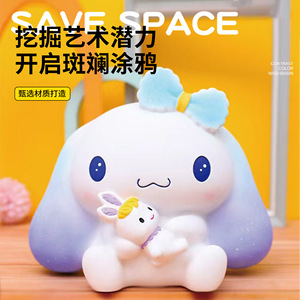 ตุ๊กตาปูนปลาสเตอร์เปล่าแบบขายส่ง ขนาด 12 นิ้ว สมุดระบายสี DIY ของเล่นกราฟฟิตีสำหรับเด็กอายุ 7-12 ปี ของเล่นวาดรูปสำหรับเด็กทั้งชายและหญิง - Product Image 2