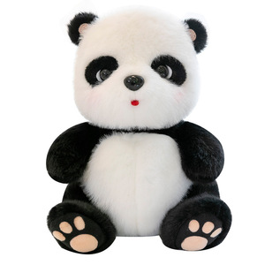 New Cartoon Cute <strong>Panda</strong> Doll <strong>Panda</strong> Desktop Ornament Room Decoration Plush Toy Birthday Gift Stuffed Toy - Product Image 1