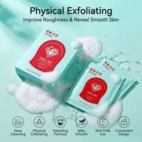 Ensemble de gants exfoliants antibactériens pour le bain et la douche, nettoyage en profondeur, élimination des peaux mortes, gant de gommage corporel lisse et soyeux