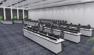 Fournisseur <span class=keywords><strong>prix</strong></span> d'usine poste de travail d'urgence personnalisé surveillance opérateur centre de commande affichage salle de commande console bureau - Product Image 3