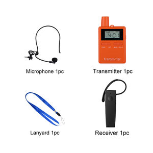 Auricular inalámbrico de mano RC2468 con micrófono de guía turística, interpretación simultánea de 2,4G para función de carga de entrenamiento de caballos - Product Image 5