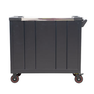 자동차 정비소용 7단 잠금식 레드 스틸 공구함 258피스 헤비듀티 철제 공구 세트(도어 포함) OEM 지원 - Product Image 6