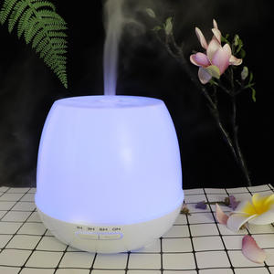 Diffuseur d'arômes à grain de bois 0,5 L, humidificateur ultrasonique avec minuterie pour la maison et le bureau - Product Image 5