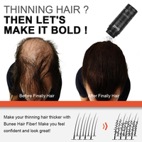 Poudre de fibres capillaires épaississantes en gros, à personnaliser, avec applicateur en spray, marque privée, fibres capillaires de kératine pour densifier les cheveux