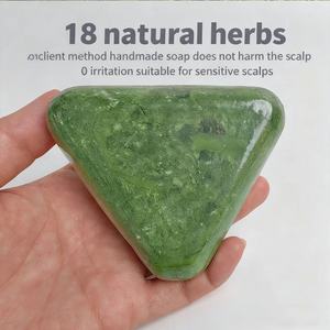 Produit capillaire original Seven Green, feuilles de Platycladus Orientalis, herbe d'Usman, CACUMEN BIOTAE, ISATIS INDICOTICA, shampoing, savon en barre - Product Image 4