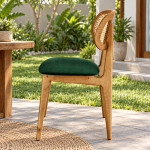 Silla de Comedor TEAK - Diseño Moderno de Mediados de Siglo, Asiento Acolchado y Respaldo Ergonómico, Muebles para el Hogar con Construcción Estable - Product Image 1