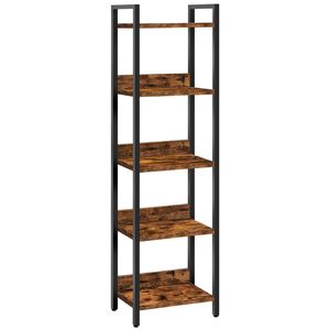 Estantería de Madera Estilo Industrial Moderno SENYU, Librería Independiente de 5 Niveles para Sala de Estar, Muebles para el Hogar - Product Image 1