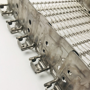 SUS304 درجة غذائية ، تكديس ذاتي دوامة حزام سلك معدني للتبريد لخبز البيتزا والدجاج - Product Image 4