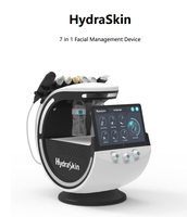 Appareil de nettoyage et de soin du visage d'analyseur de peau à usage domestique intelligent Black Hydra