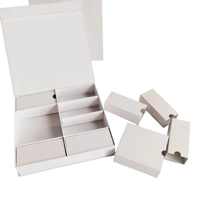 Customized <b>white</b> magnetic <b>gift</b> <b>box</b> with printed inserts, customizable according to needs - Product Image 4