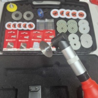 Kit d'outils professionnels pour carrelage, qualité industrielle, 75 pièces, graveur sans fil sans balais, mini-meuleuse d'angle pour découpe, meulage, polissage et perçage