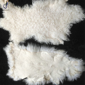 Fourrure d'agneau bouclée de petite taille, de très bonne qualité, vraie fourrure d'agneau de ghana naturelle, poils courts, - Product Image 3