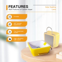 Panel Surya Mono 0.3W dengan Rating IP54, Lampu LED Camping 6000K Cahaya Siang, Waktu Kerja 6.8 Jam untuk Penerangan Rumah Dalam Ruangan