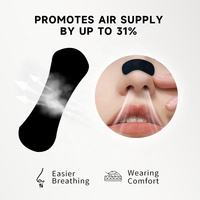 Bandes nasales anti-ronflement jetables hypoallergéniques en gros pour une meilleure respiration, OEM personnalisé, aides respiratoires pour le sommeil, bandes nasales