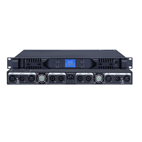 Profesyonel DA4 4 Kanallı 1300W D Sınıfı Dijital Ses Güç Amplifikatörü 8 Ohm Stereo KTV Kulüp Partisi için