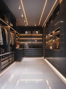 Armario de lujo con Vestidor de tamaño personalizable al por mayor de fábrica 2025 último diseño personalización para toda la casa - Product Image 6