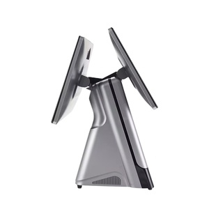 <span class=keywords><strong>Precio</strong></span> de Fábrica, Sistema POS Todo en Uno con Pantalla Táctil Dual de 15/15.6 Pulgadas, Caja Registradora con Impresora - Product Image 2