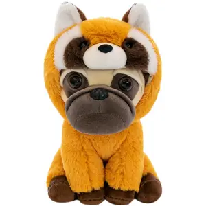 Оптовая продажа, милая мультяшная плюшевая игрушка Шарпей для собак, медведь для успокаивающего общения, трансформируемая в мягкую куклу-обезьяну